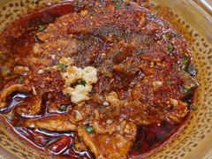 水煮肉片-雨田饭店
