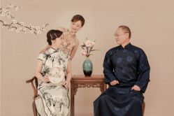 -时光纪亲子全家福照相馆(静安店母女写真父母纪念照)