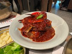 -草家酱蟹炭火烤肉店(珲春南路一店)
