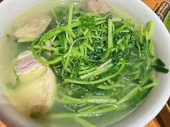 汤浸芥菜苗-园林美食城·本土农家菜(杨和镇店)