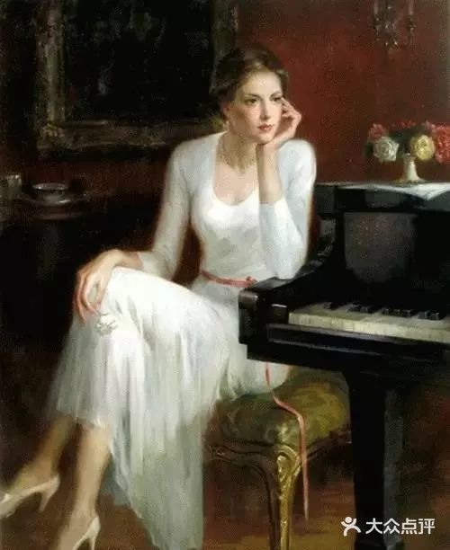 这油画🖼️中的美女,好美!!!