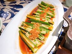 蒜蓉蒸秋葵-绿茶餐厅(布吉万象汇店)