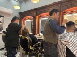 -595barbershop美式油头