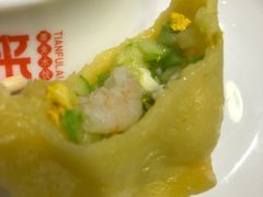 菱瓜鸡蛋虾仁蒸饺-添福来墨鱼饺子 · 海鲜东北菜(大连星海·黄浦路店)