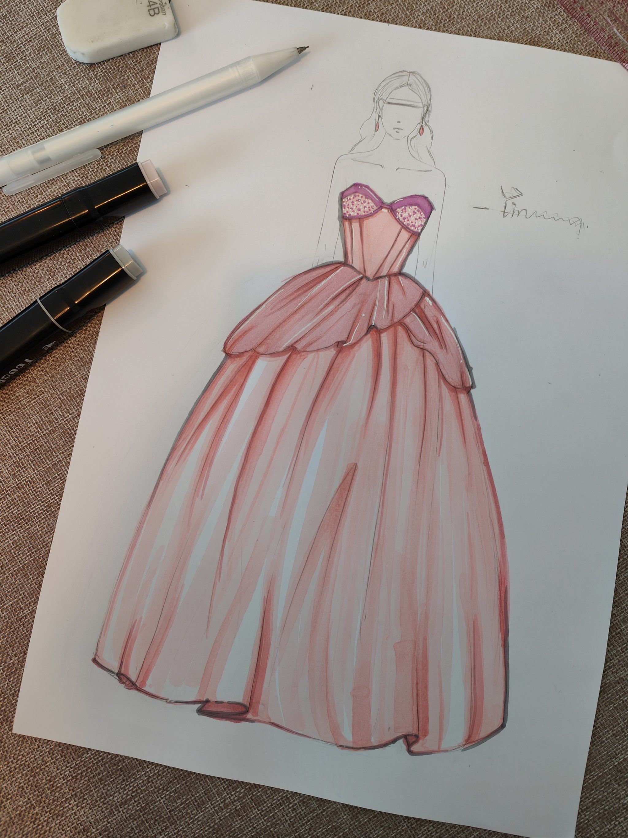 第一次服装设计作品