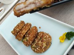 鹅肝酱煎焗藕饼-尚一汤·粤菜海鲜(环球港店)