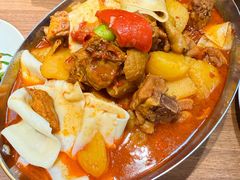 大盘鸡自带皮带面-贯贯吉·清真餐厅(浙江中路店)