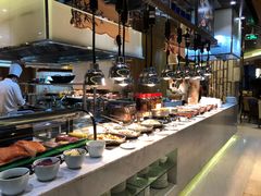 自助取餐区-杭州钱江新城万怡酒店-西餐厅