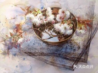 这样水彩，就是心中的镜花水月