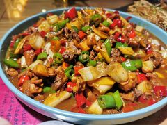 双椒鸡捞面-小院烤肉(公园南路店)
