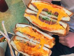 厚蛋芝士沼三明治（加牛肉）-Al Salam莫的三明治