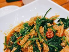 菠菜拌面筋-东方亚克西餐厅(西康路店)