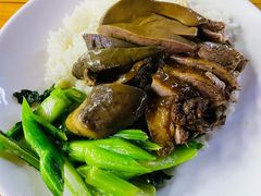 鹅肝拼鹅肉饭-乌文新澄海卤鹅店