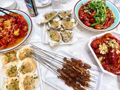 烤扇贝，生蚝-阿胖龙虾小海鲜(宁国南路总店)