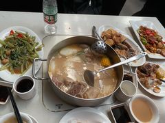 葱姜炒花蛤-肥仔文澳门猪骨煲(南京西路店)