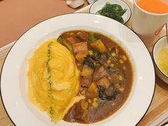 蔬菜咖喱蛋包饭套餐-池奈·日式咖喱蛋包饭(海口万象城店)