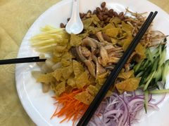 七彩捞起猪肚丝-水乡人家私房菜(逢简店)