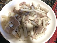 草芽炒肉片-香满楼.建水老宅院