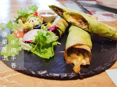 菠菜芝士牛肉手卷-麦甜创意轻食餐厅(西康路店)