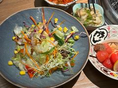 蔬菜沙拉和水果-丸藏和牛烧肉专门店(园区师惠坊店)