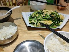 菠菜炒鸡蛋-君达小吃(建西苑店)