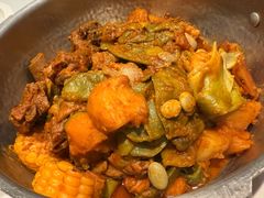 豆角排骨-北李·海肠捞饭·大连菜(望京凯德MALL店)