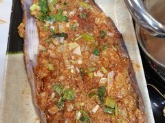 烤蒜香茄子-老何太太鹤岗小串·团建聚餐(龙华店)