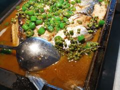 鲜青椒烤鱼-探鱼·鲜青椒爽麻烤鱼(广州欣荣广场店)