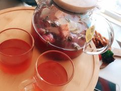 鸳鸯柠檬桂花茶-浮梦·高空下午茶&水晶DIY