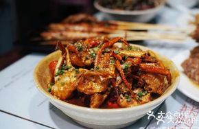 Wine-Simmered Crab