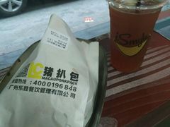 柠檬茶-L猪扒包(天河购书中心店)