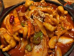 辣炒芝士鸡爪-包装马车·韩国料理·포장마차