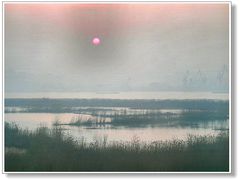 DSCN3412标间窗外观日出-镇江润扬大桥酒店