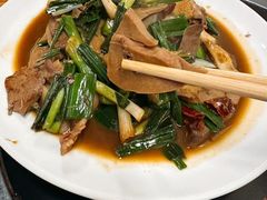 大蒜炒羊杂-苏州藏书羊肉(田东路店)