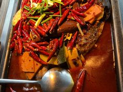 毛血旺烤鱼-探鱼·鲜青椒爽麻烤鱼(西南商都店)
