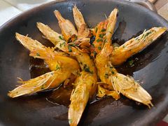 蒜香橄榄油闷虾-BONAZZA 意大利餐厅