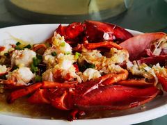 蒜蓉蒸大龙虾-七鲜渔港美食餐厅(巽寮湾海景店)