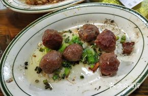 Steamed Beef Meatballs with Dried Mushrooms and Bamboo Shoots