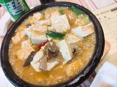 石锅豆腐-花麦地溪边小厨(天台国清寺入口店)