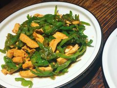 青椒黄山白臭干-百姓山羊烧烤·萧县羊肉(青阳路店)