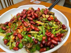 小炒黄牛肉拌粉-包小笼·金牌汤包(中山路店)