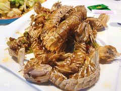 椒盐皮皮虾-渔民船说·北塘海鲜·天津菜·海肠捞饭(北塘古镇店)