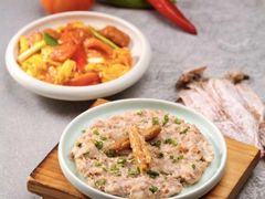 瑶柱蒸手剁肉饼-岭南真味·匠心粤菜(K11店)