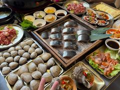 -围炉肉舍•炭烤活鳗•丹东海鲜烤肉(步行街店)