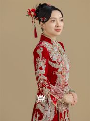 点击看大图 -艾拉·女王婚纱礼服馆
