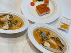 鸡油蒸黄花鱼-景月阁空中食府(希尔顿酒店)
