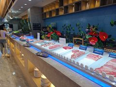 自助取餐区-锤头鲨毛肚海鲜烤肉自助餐厅(国购广场店)