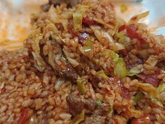 宫爆肝尖腊肠炒饭-老婆婆炒饭(小白楼1902欧式风情街店)