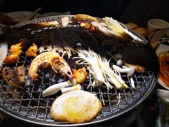 -炉盛炭火烤肉