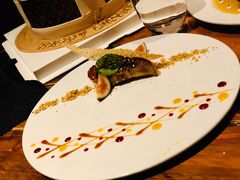 香煎鸭肝配核桃碎热情果及树莓汁-AZUL by FUEL蓝色·法式酒馆(琶醍店)